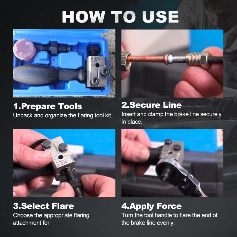 ⏳Time-Limited Special—Universal Automotive Brake Pipe Flaring Tool Kit - Image 7