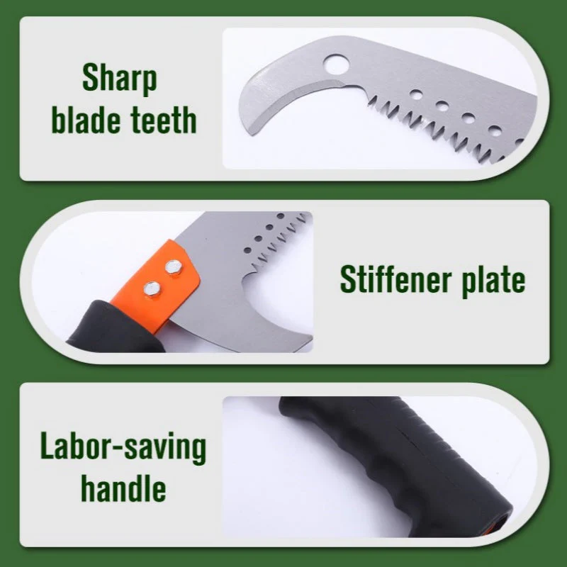 Plastic Handle Reinforcement Pruning Hand Saw - Image 4