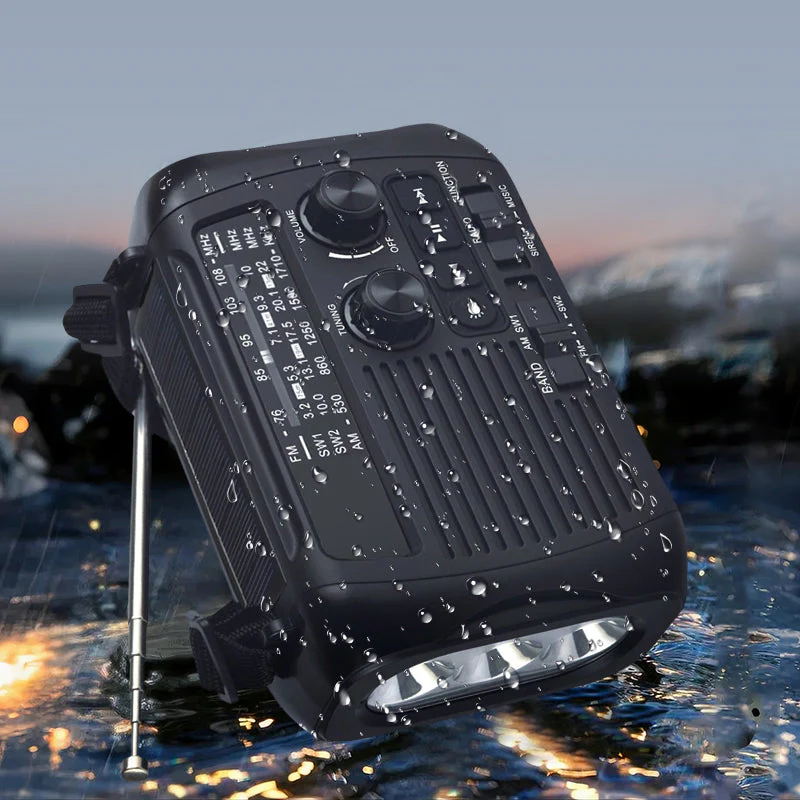 Multi-Function Hand-Crank Solar Emergency Radio - Image 7