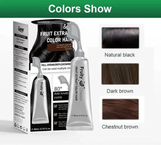 🔥2025 Hot Sale🔥Fruit Essence Hair Dyeing Comb - Image 7