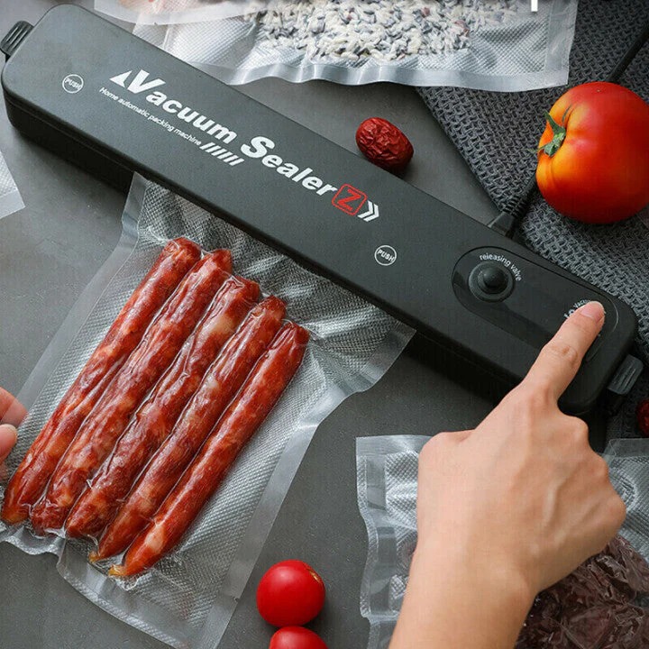 📦 50% OFF NOW ! ⚡ Automatic Vacuum Sealing Machine – One-Touch Operation, Extends Food Freshness & Compact Design 🍖