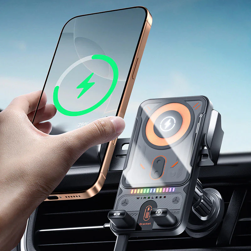 🚗 50% OFF NOW! 📱 2-in-1 Car Phone Holder & Wireless Charger – 360° Rotation, Strong Grip & Fast Charging 🔋 - Image 10