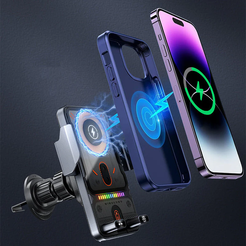 🚗 50% OFF NOW! 📱 2-in-1 Car Phone Holder & Wireless Charger – 360° Rotation, Strong Grip & Fast Charging 🔋 - Image 17