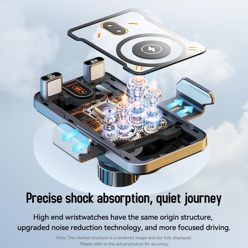 🚗 50% OFF NOW! 📱 2-in-1 Car Phone Holder & Wireless Charger – 360° Rotation, Strong Grip & Fast Charging 🔋 - Image 5