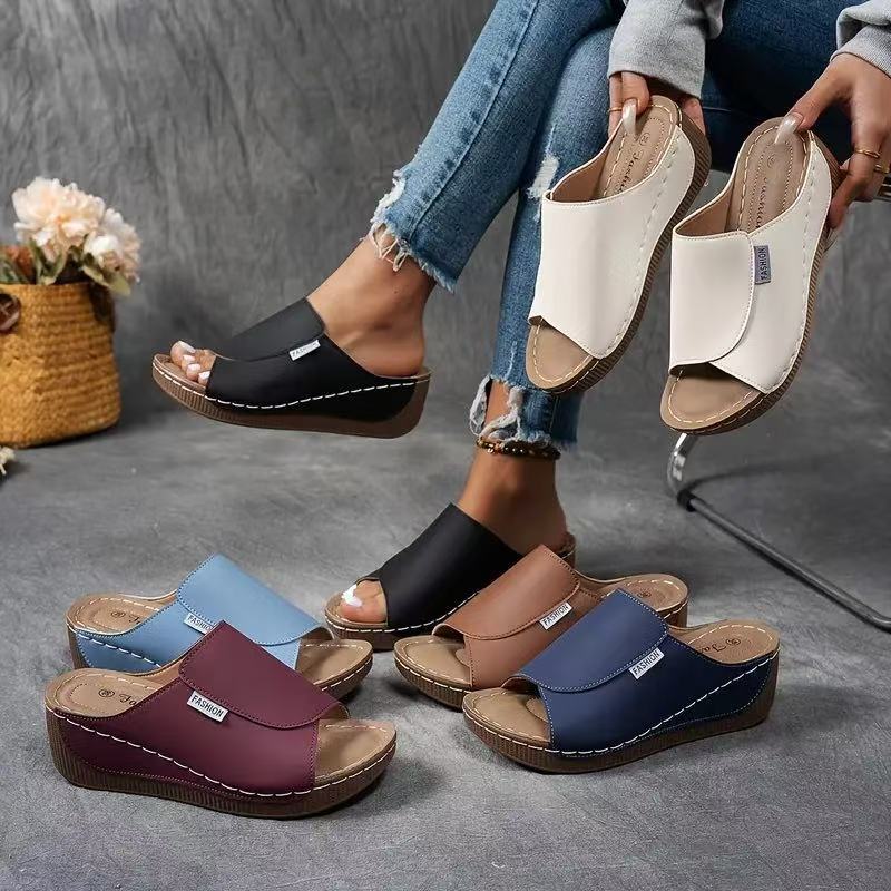 🔥 Hot Sales  50% OFF 🔥Women's Casual Wedge Slide Sandals - Image 2