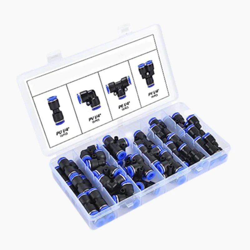 ✨1/4 Inch Pneumatic Push-to-Connect Air Hose Fittings Kit ⚡🔧 - Image 9