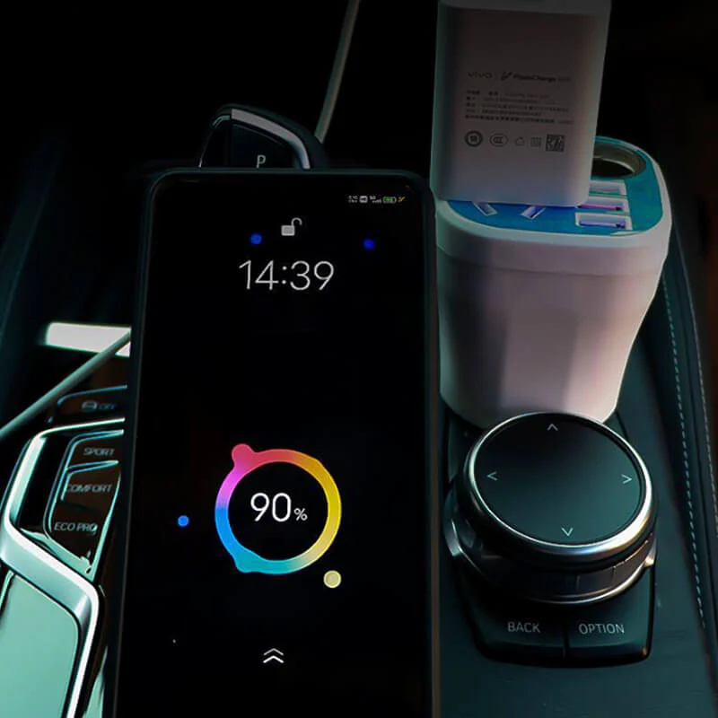 🚗Hot Sale 50% OFF🔥Car mounted cup type inverter converter QC charger - Image 3