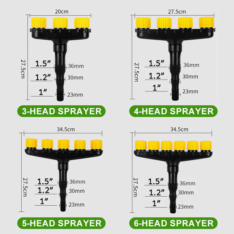 【Super Large Spray】Multi-sprayer Strong Pressure Irrigation Nozzle - Image 9