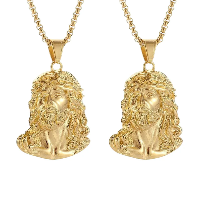 ✝️Best Gift✨Jesus Head Pendant Necklace - Image 10