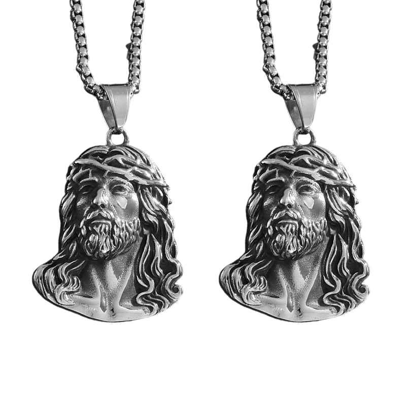 ✝️Best Gift✨Jesus Head Pendant Necklace - Image 11