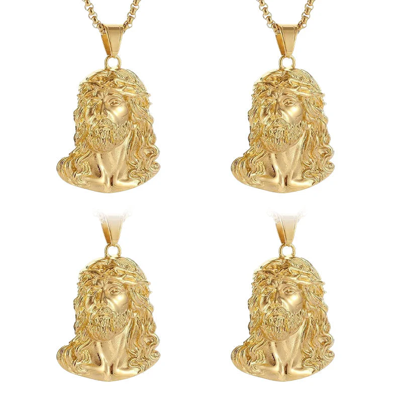 ✝️Best Gift✨Jesus Head Pendant Necklace - Image 13