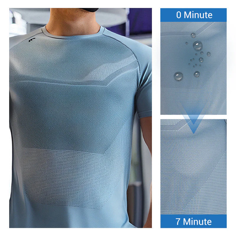 Men's Quick Dry Workout T-Shirt - Image 3