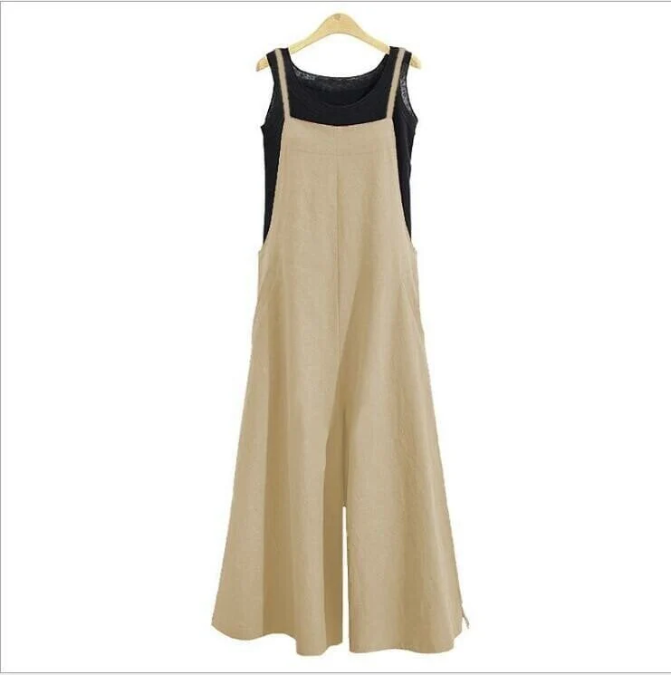 Women's Sleeveless Oversized Casual Jumpsuit - Image 3