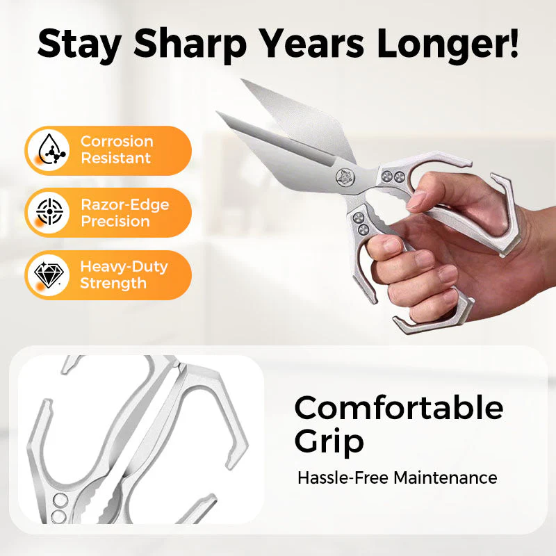 🔥Limited sale 50% off🔥Multifunctional Heavy-Duty Kitchen Shears - Image 5