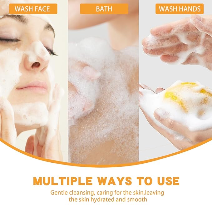 💖 Summer Sales 50% OFF — Lemon Turmeric and Kojic Acid Skin Brightening Soap - Image 5