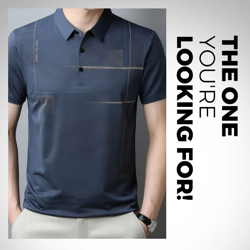 👔 Men's Handsome Polo Shirt-Buy 3 Get 1 Free👕Men's Loose Cool Breathable Lapel T-Shirt - Image 3