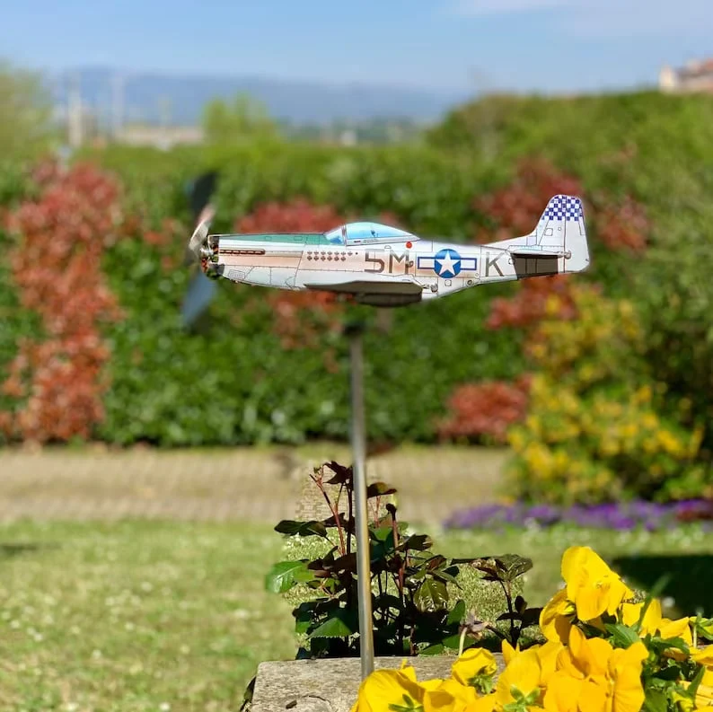 HOT SALE 50% OFF - Airplane wind spinner aircraft pinwheel - Image 12