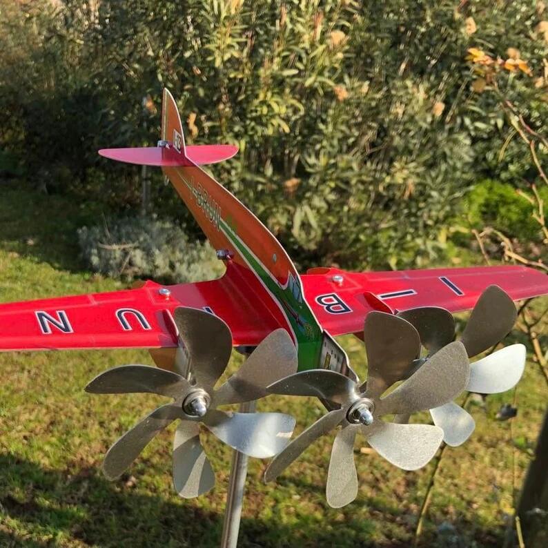 HOT SALE 50% OFF - Airplane wind spinner aircraft pinwheel - Image 9