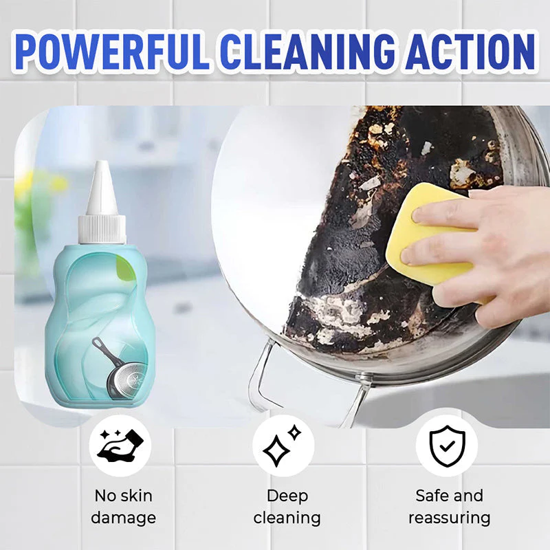 💦🩵Powerful Cookware Cleaner Gel💦 highly effective in removing stains and scale - Image 4