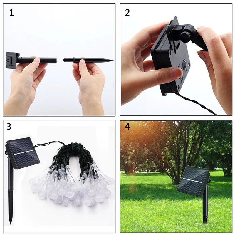 Water Drop Solar Lights - Image 8