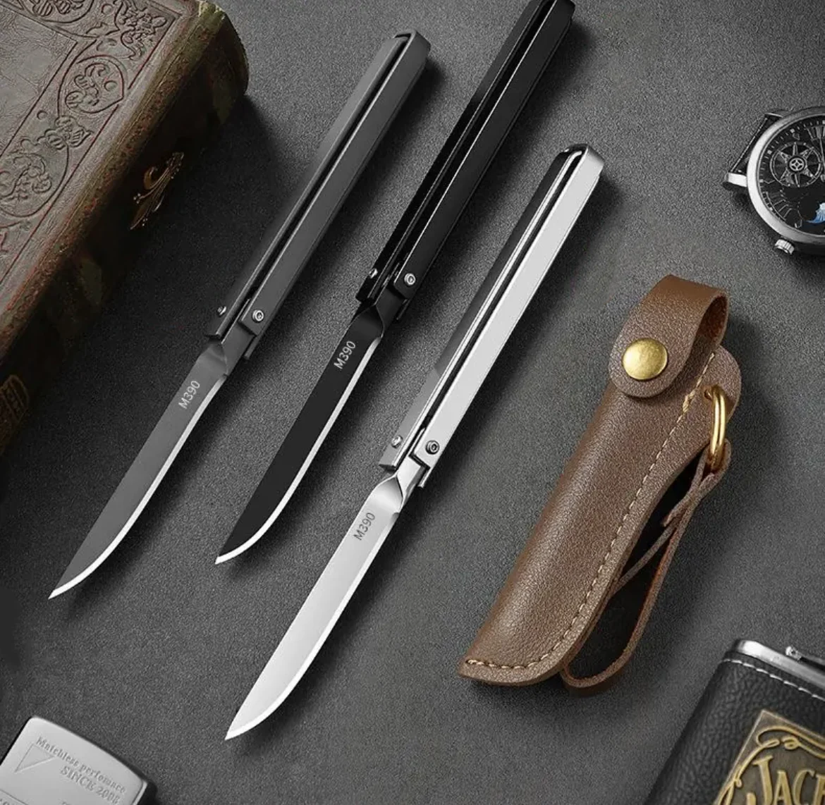 M390 CNC Folding Broken Window Pocket Knives - Image 3