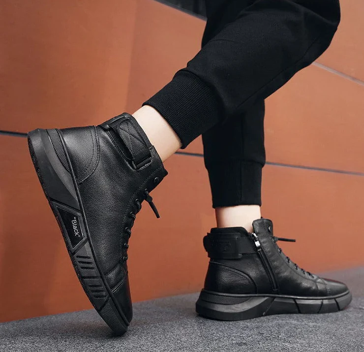 🎁 Hot Sale 49% OFF 🔥MARTINI' BLACK LEATHER BOOTS - Image 5