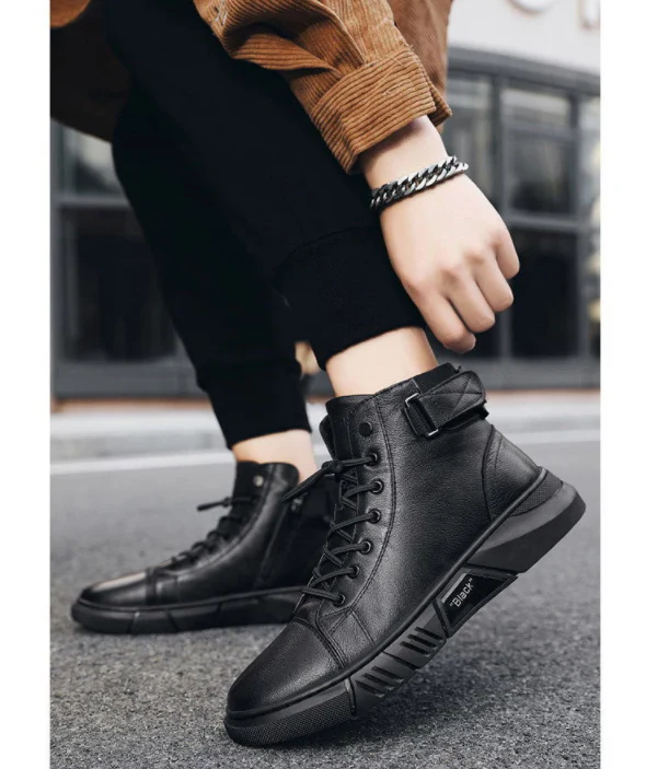 🎁 Hot Sale 49% OFF 🔥MARTINI' BLACK LEATHER BOOTS - Image 6