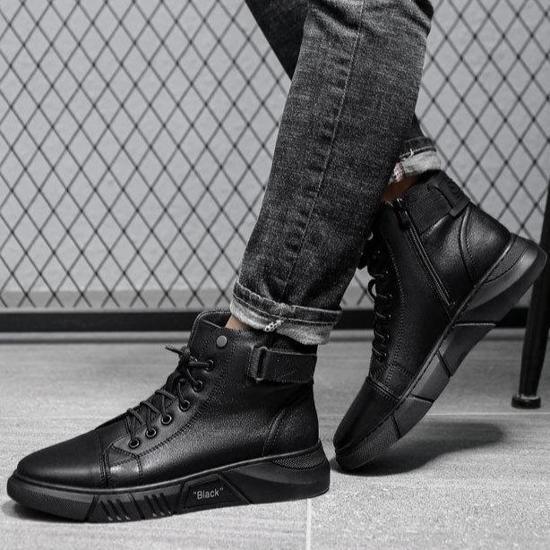 🎁 Hot Sale 49% OFF 🔥MARTINI' BLACK LEATHER BOOTS - Image 8