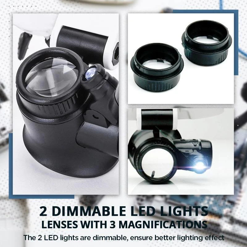 🎁Hot Sale 49% OFF⏳LED Glasses Magnifier🔥23x - Image 4