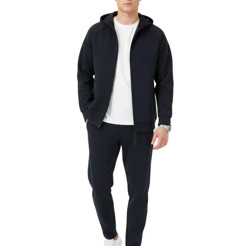 Men's Hooded Zip-Up Tracksuit Set - Image 11