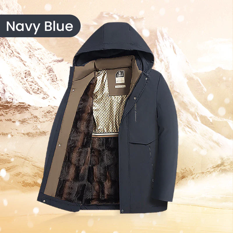 Men’s Thermal Hooded Parka Coat - Image 11