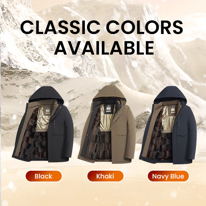 Men’s Thermal Hooded Parka Coat - Image 7