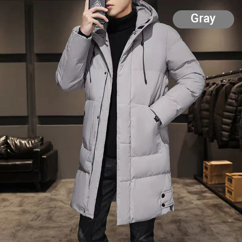 Men's Mid-Length Padded Jacket - Image 12