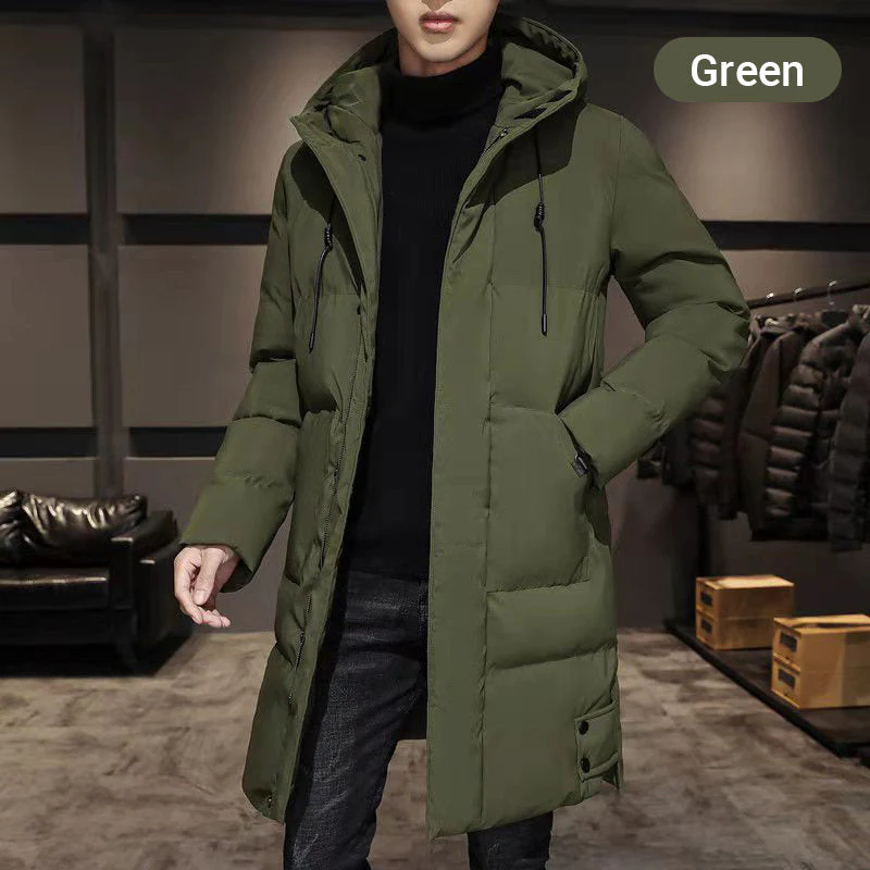 Men's Mid-Length Padded Jacket - Image 14
