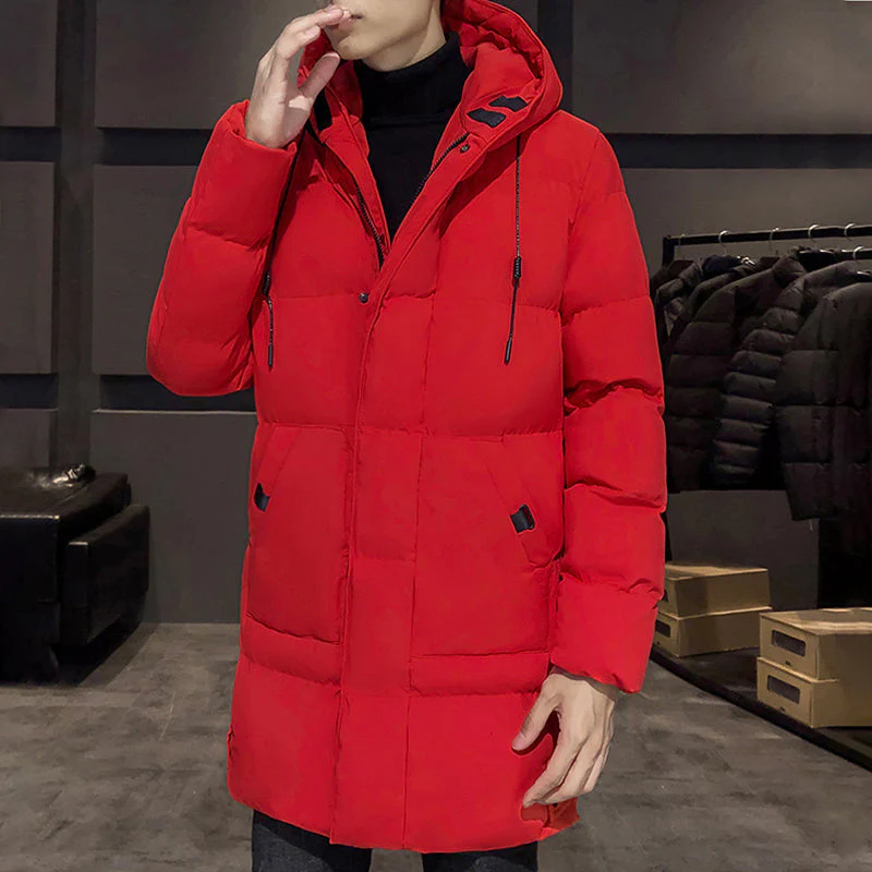 Men's Mid-Length Padded Jacket - Image 4