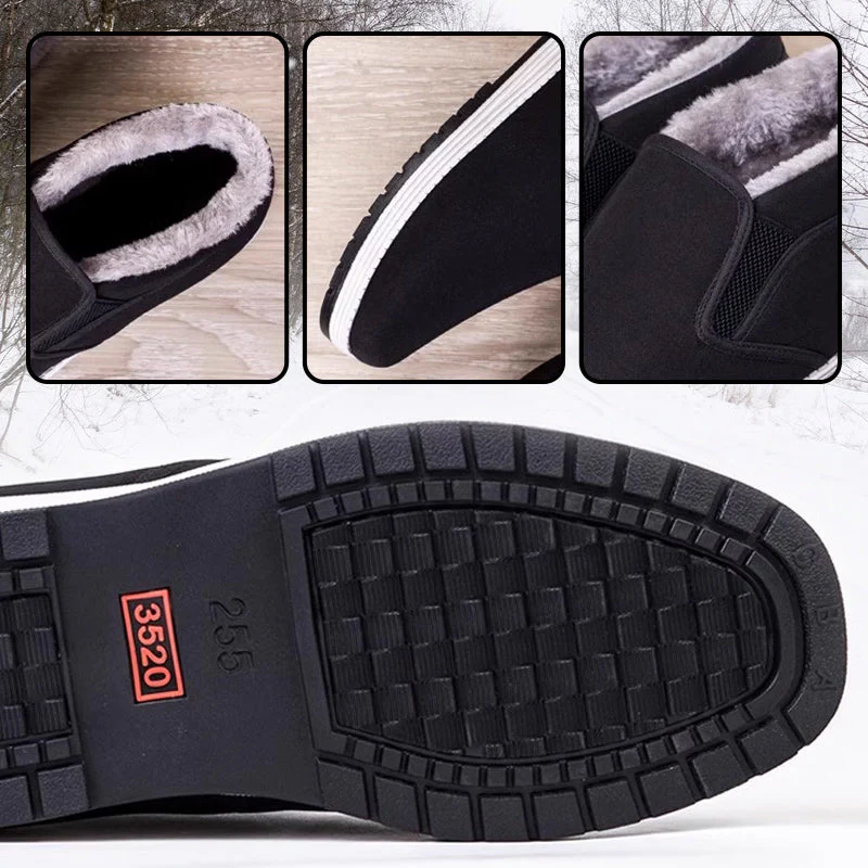 Men's Winter Plush Thickened Slip-On Shoes - Image 4