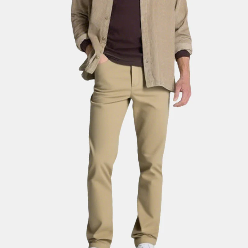 👖Men’s Casual Slim-Fit Solid Color Pants+Belt - Image 10