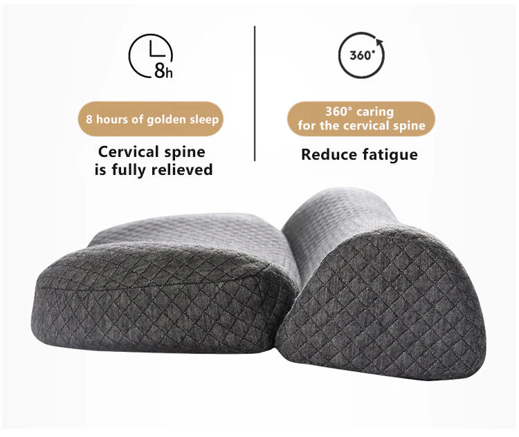 Memory foam neck support sleeping pillow - Image 4