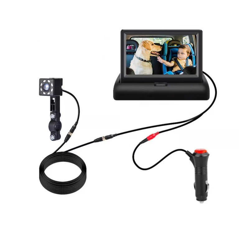 Mini Folding Car Baby Mirror Monitor - Image 9