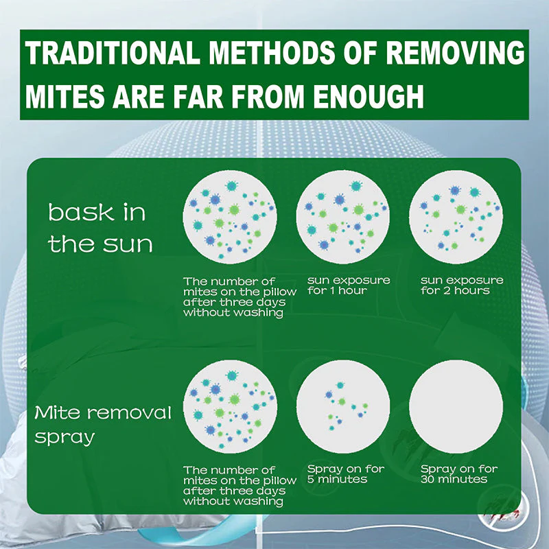 ⌛Limited Sale 50% OFF🔥Powerful Mite Remover Spray - Image 7