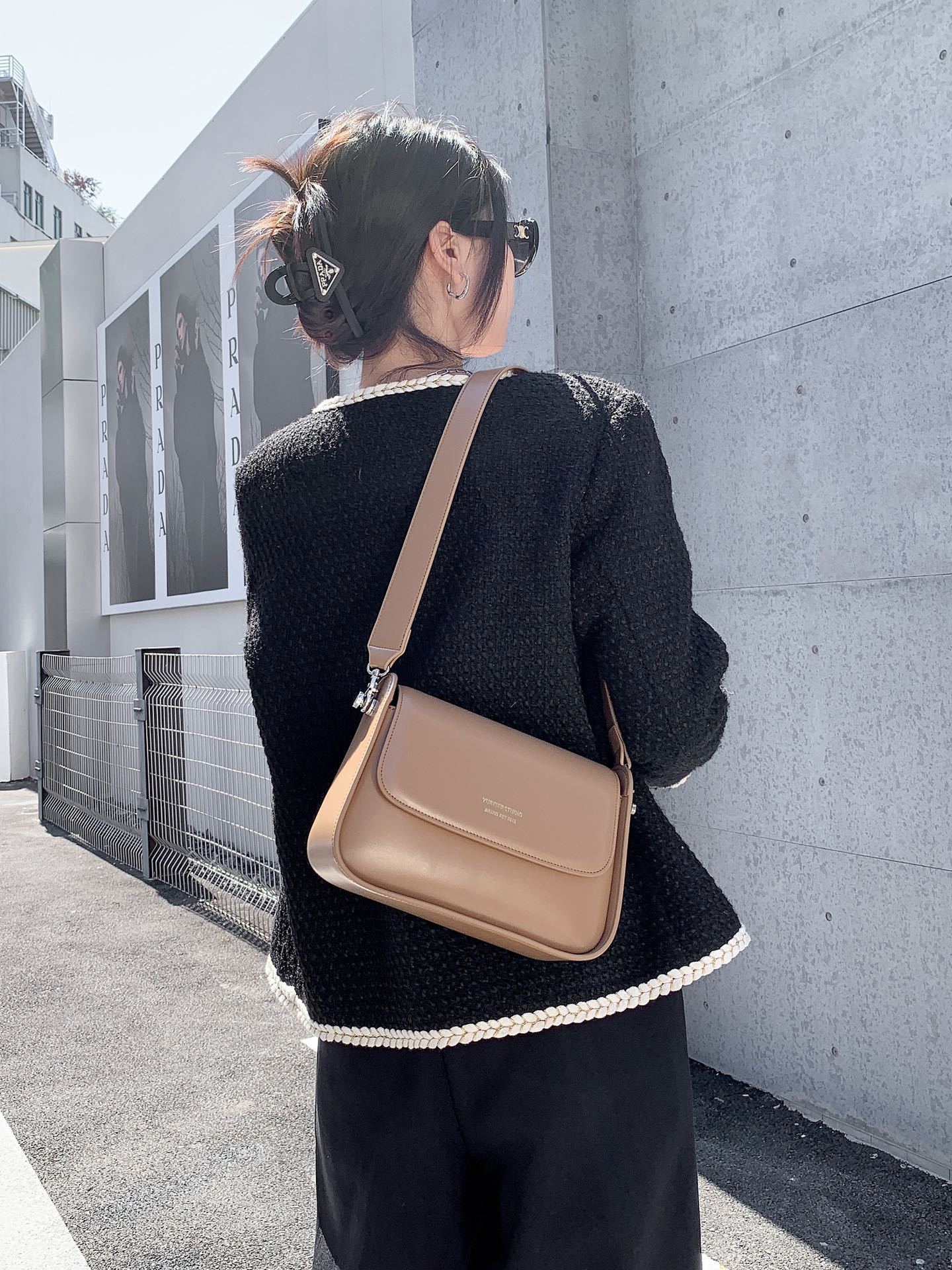 Handmade- High Quality Cowhide Small Leather Bag - Image 4