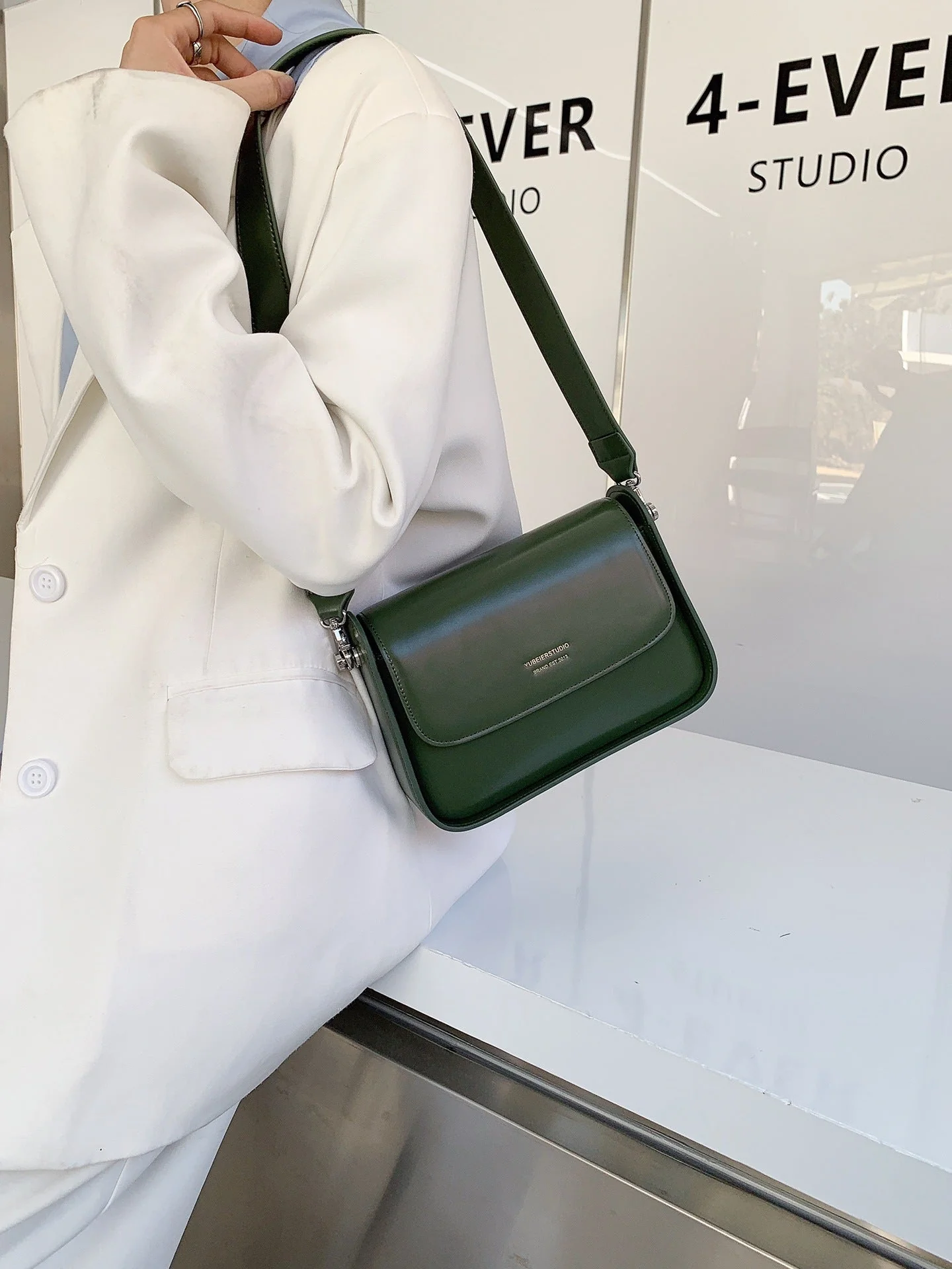 Handmade- High Quality Cowhide Small Leather Bag - Image 5
