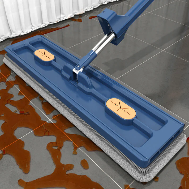 🧹 50% OFF + FREE BUCKET! 💦Ultra-Absorbent Flat Mop - Large 360° Swivel Head for Effortless Floor Cleaning, Limited Stock! 🏠🚀