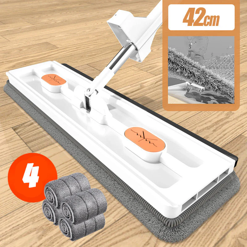 🧹 50% OFF + FREE BUCKET! 💦Ultra-Absorbent Flat Mop - Large 360° Swivel Head for Effortless Floor Cleaning, Limited Stock! 🏠🚀 - Image 12