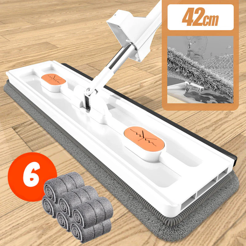 🧹 50% OFF + FREE BUCKET! 💦Ultra-Absorbent Flat Mop - Large 360° Swivel Head for Effortless Floor Cleaning, Limited Stock! 🏠🚀 - Image 14