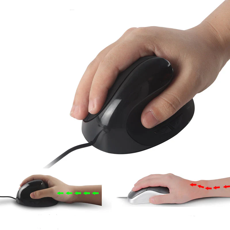 Ergonomic Vertical Mouse with 3 DPI Modes, 6 Buttons - Image 6