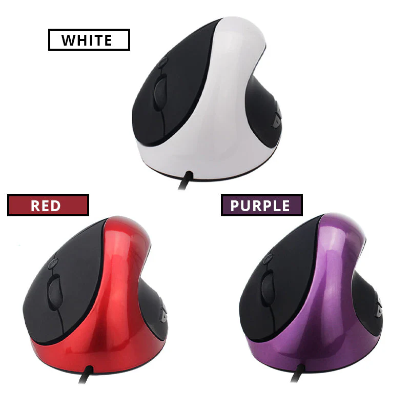 Ergonomic Vertical Mouse with 3 DPI Modes, 6 Buttons - Image 7