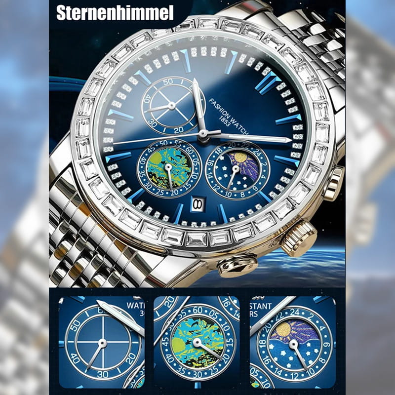 Men’s Luxury Steel Quartz Watch - Image 4