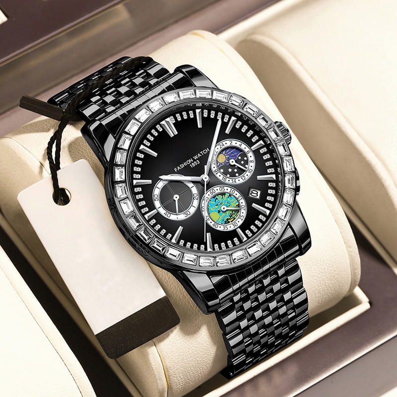 Men’s Luxury Steel Quartz Watch - Image 9
