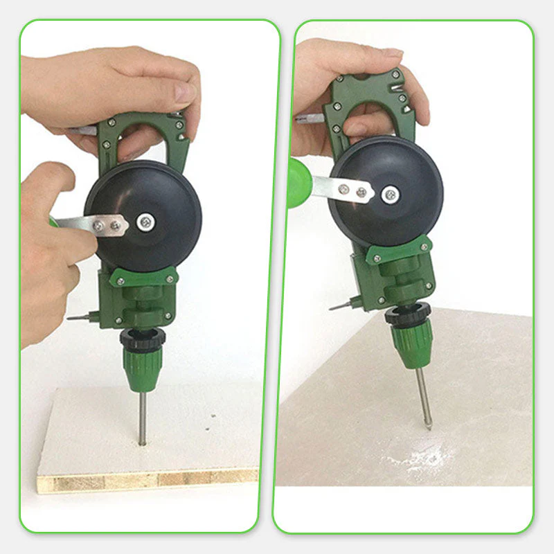 Multi-functional Glass Cutter with Drilling & Knife Sharpener - Image 4